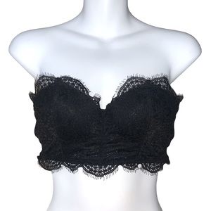 Victoria’s Secret black strapless bralette